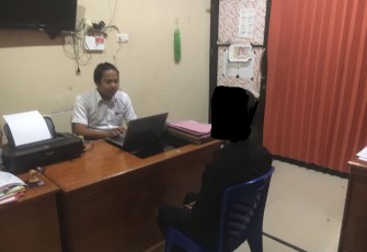 Seorang Remaja saat Diamankan Polres Bengkulu