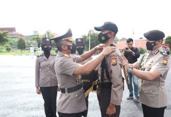 Kapolda saat secara Resmi Lantik Siswa Ikuti Pendidikan di SPN Polda Bengkulu