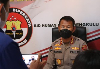Kabid Humas Polda Bengkulu Kombes Pol Sudarno S Sos MH