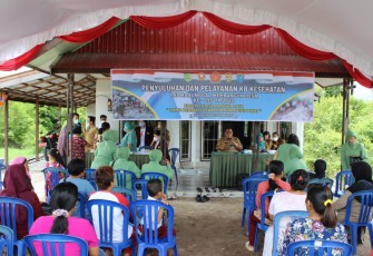 Kodim Palangka Raya saat Gelar Penyuluhan dan Pelayanan KB Kesehatan 