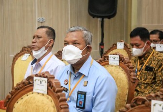 Kepala Kanwil Kemenkumham Banten, Tejo Harwanto saat hadir dalam acara