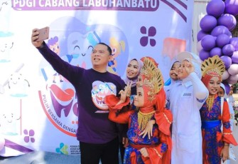 Pemkab Labuhanbatu saat Peringati Hari Kesehatan Gigi Nasional 