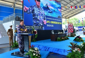 Kasal saat Konsolidasikan Seluruh Komandan Jajaran TNI AL