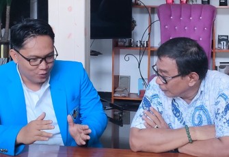 Ketua KNPI saat Beraudiensi dengan Kepala Binda Bengkulu
