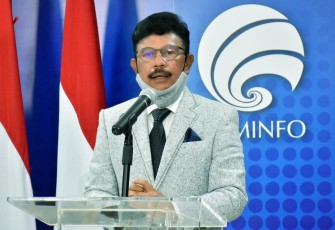 Menteri Komunikasi dan Informatika, Johnny G. Plate