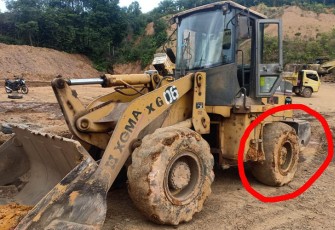 Loader diamankan polisi usai kejadian