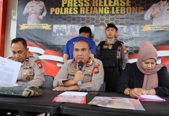Konferensi Pers Polres Rejang Lebong