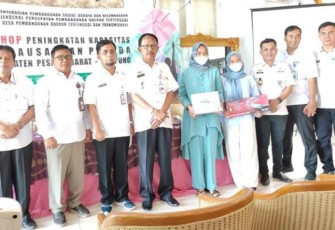 Bupati Agus Istiqlal saat Hadiri Workshop Pembukaan Peningkatan Kapasitas Kewirausahaan