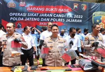 Press Release Penggelaran Hasil OSJC (Ops Sikat Jaran Candi) 2022