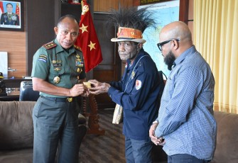 LMA Papua Barat saat Bertemu Pangdam Kasuari