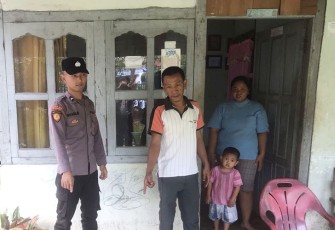 Polisi saat Olah TKP 