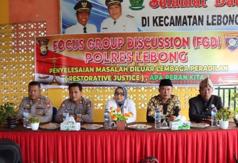 Polres Lebong saat Gelar FGD di Kecamatan Lebong Utara