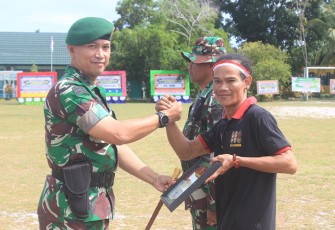 Dandim 1016/Palangka Raya saat dalam acara penutupan 