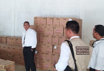 Tim saat Satgas Pangan saat inspeksi 