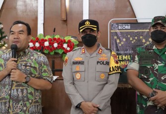 Kapolres Blora AKBP Fahrurozi mengimbau kepada warga agar tidak menyalakan petasan saat perayaan tahun baru.