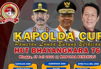 Kapolda Cup "Lomba Burung Berkicau" Hari Bhayangkara