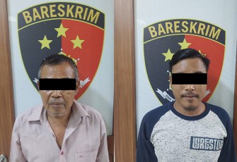 Tersangka saat diamankan