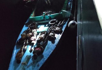 Para tersangka saat dibekuk petugas