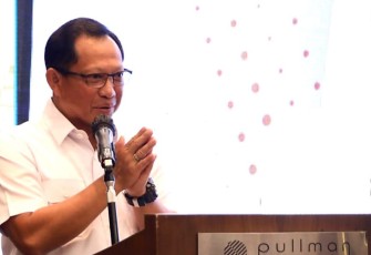 Mendagri Muhammad Tito Karnavian, di Hotel Pullman Jakarta, Rabu (14/9/2022).