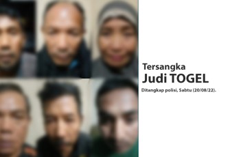 Tersangka saat diamankan