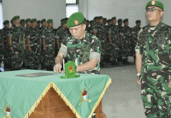 Danrindam Jaya Kolonel Inf Ayub Akbar Pimpin Sertijab Wadan Rindam Jaya.