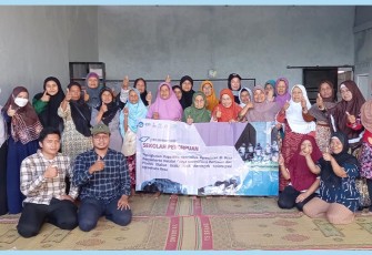 Sosialisasi pengolahan lahan bersama Kelompok Wanita Tani Sari Makmur 