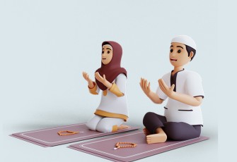 ilustrasi berdoa