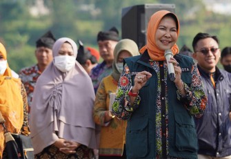 Wali Kota Batu saat Resmikan Jembatan dan Jalan Tembus Baru di Kota Batu