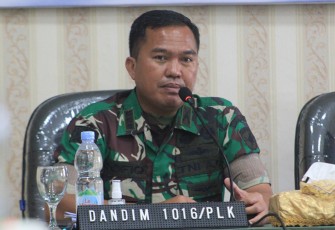 Komandan Kodim 1016 Palangka Raya Kolonel Inf Rofiq Yusuf, S.Sos