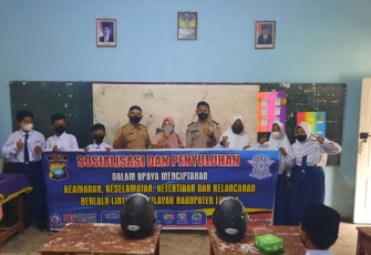 Sosialisasi Kamseltibcarlantas Kepada Pelajar