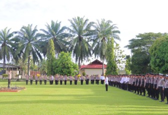 Apel pagi Polres Bengkulu Selatan