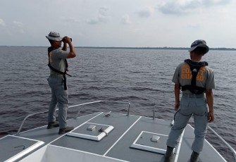Tim SAR Gabungan saat melakukan pencarian