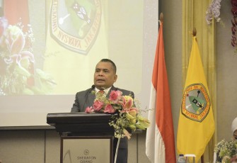 Rektor Universitas Prof. Dr. Moestopo (Beragama), Prof. Dr. Paiman Raharjo, M.M., M.Si