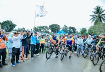 Ratusan Pesepeda Ikuti Event JNBB