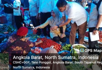 Satgas Pangan Tapsel Monitoring Sembako