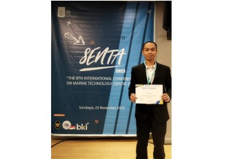 Perwira TNI AL Ukir Prestasi di The 8th International Conference on Marine Technology