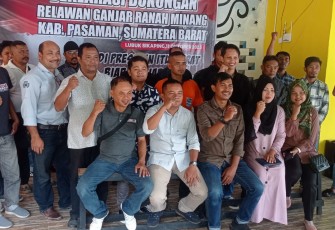 Tim Relawan Ganjar Pranowo Kabupaten Pasaman Deklarasikan Dukungan Calon Presiden untuk 2024