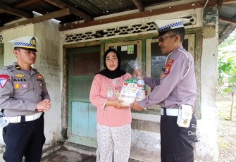 Satlantas Polres Kepahiang Gelar Bakti Sosial
