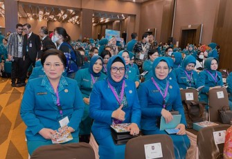Ketua Tim Penggerak Pemberdayaan Kesejahteraan Keluarga (TP PKK) Provinsi Bengkulu Derta Rohidin 