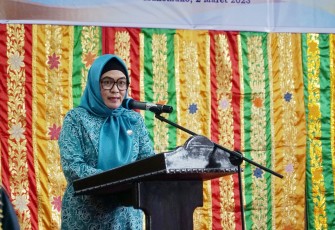 Ketua TP PKK Provinsi Bengkulu Derta Wahyulin Rohidin