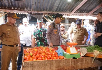 Bupati Bersama Forkopimda Asahan Laksanakan Sidak Pasar