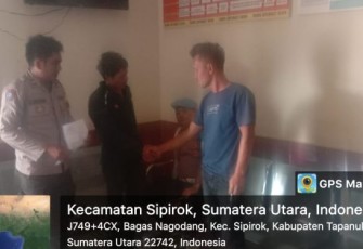 Kedua belah pihak saling bermaaf-maafan berkat mediasi Polsek Sipirok