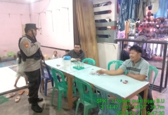 Polsek Putri Hijau Saat Patroli Malam