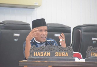 Ketua Fraksi Air DPRD Kota Bitung Hasan Suga