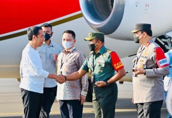 Penyambutan Kunker Presiden RI di Aceh