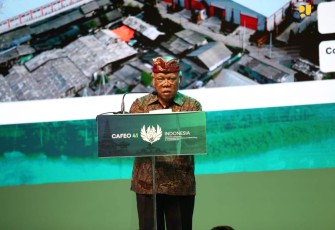 Menteri Pekerjaan Umum dan Perumahan Rakyat Basuki Hadimuljono