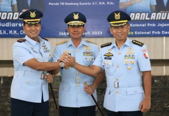 Pangkoopsud I Pimpin Sertijab Danlanud RSA Natuna 