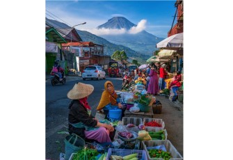 Suasana Pasar Kejajar Wonosobo (Foto : Onitograph)
