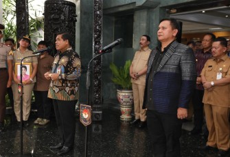 Sekjen Kemendagri Lepas Jenazah Kepala Biro Keuangan dan Aset