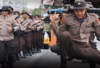 Polres Rejang Lebong Gelar Tradisi Penyambutan